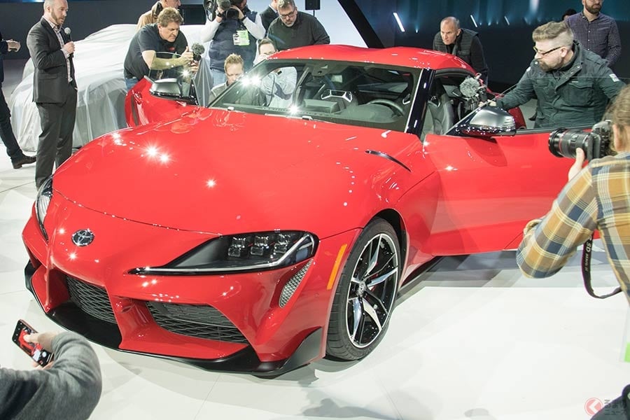 The all-new GR Supra revealed at NAIAS in Detroit