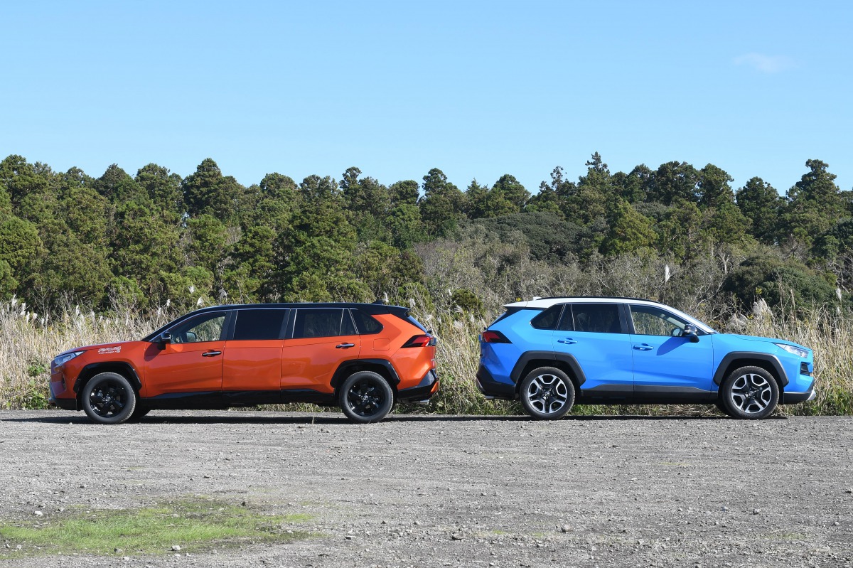 Comparing with an ordinary RAV4