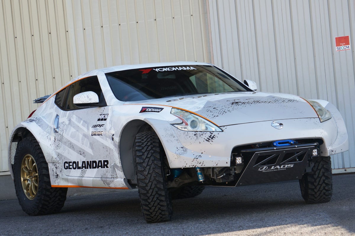 A special 370Z built by Yokohama Tires to promote its “GEOLANDAR” off-road tire series.