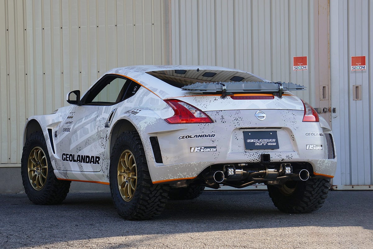 A special 370Z built by Yokohama Tires to promote its “GEOLANDAR” off-road tire series.