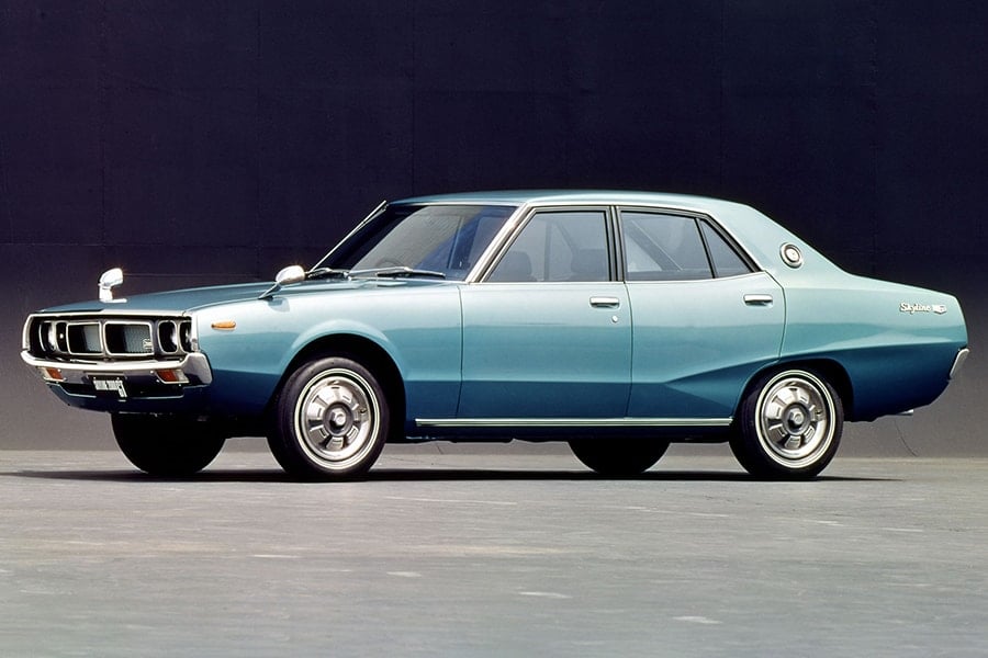Nissan Skyline, often called as “Yonmeri” for the 4-door model