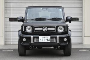 The Jimny Sierra with a third-party body kit