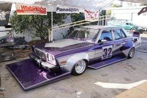 A Toyota Cressida built with bosozoku style by Moonlight Runners