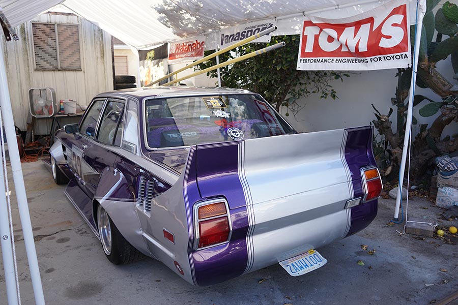 A Toyota Cressida built with bosozoku style by Moonlight Runners