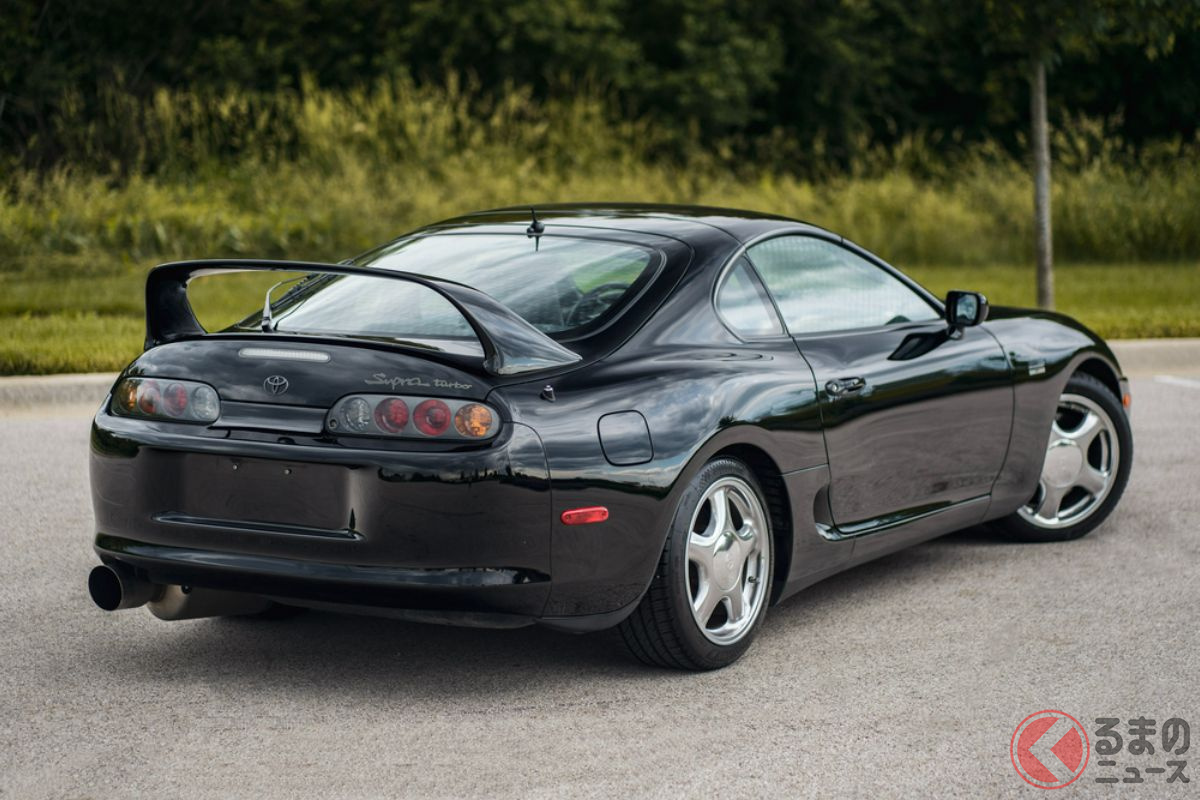 1997 Toyota Supra 15th Anniversary Edition in black sold for $176,000（photo：Barrett Jackson Auction）