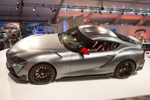 The very first production model of the GR Supra sold for $110,000