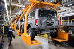 The all-new Bronco assembled at Ford’s Michigan plant