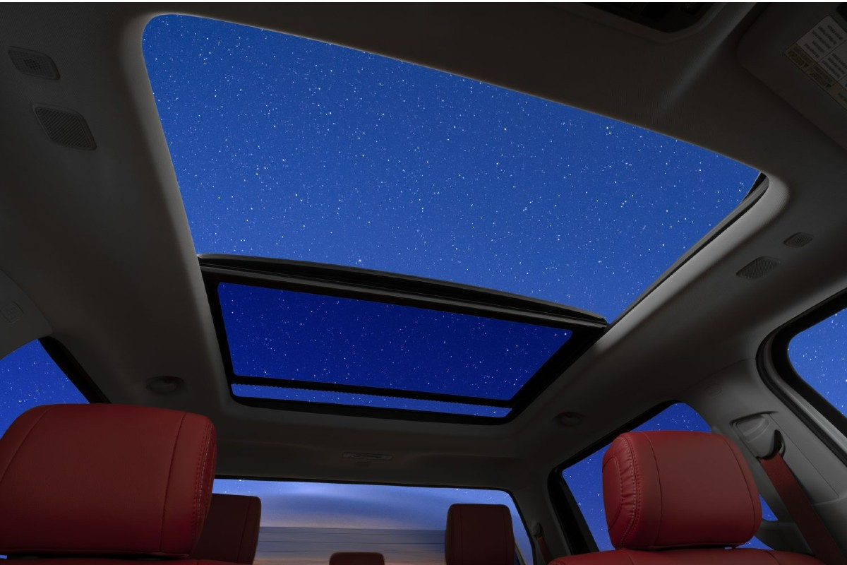 A big sunroof is here to let you explore the galaxy