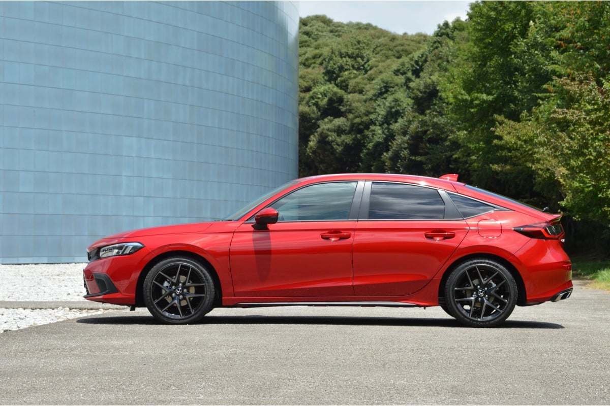 The Honda Civic Hatchback for the Japanese market