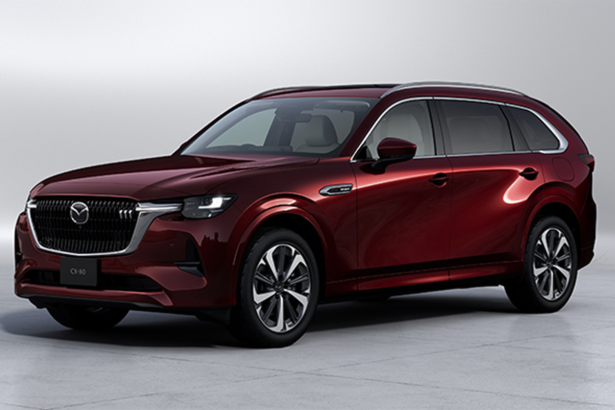 マツダのフラッグシップSUV「CX-80」の安全性が認められた！ JNCAP総合評価において最高評価「自動車安全性能2024ファイブスター賞」を受賞