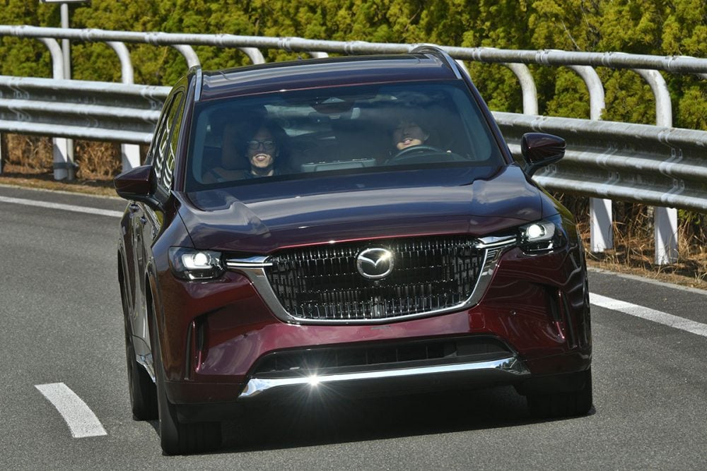 【GW特別企画】 日本未導入のマツダ「CX-90」に試乗！ 3.3リッター 直6”ガソリン”ターボエンジン「e-SKYACTIV-G」の気持ち良さを体感