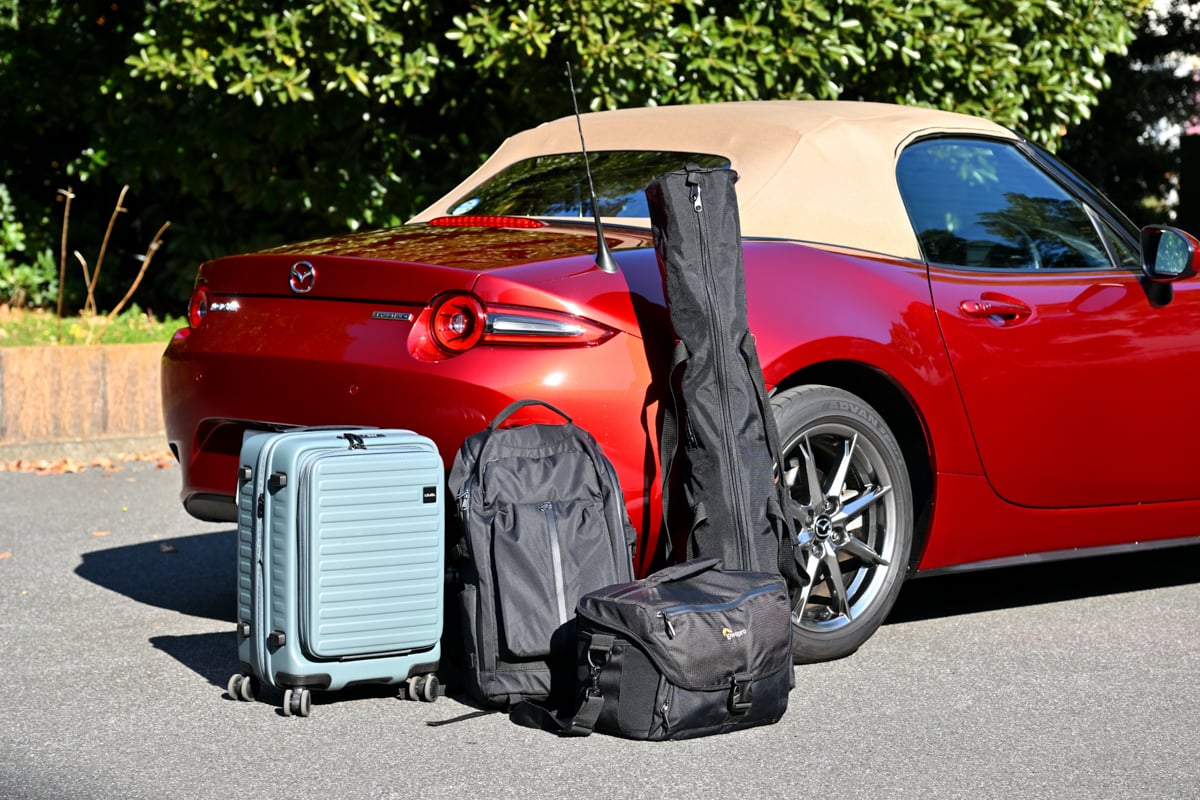 ロードスターで2人・3泊4日の旅行は行ける？ 想像以上に荷物が載ることに正直驚いた