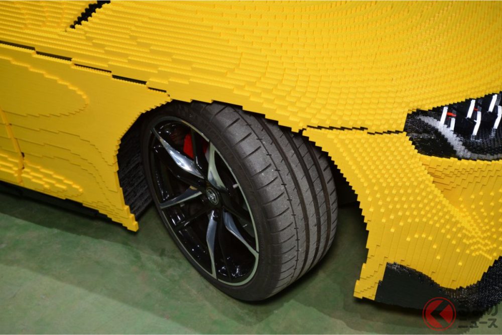 35年記念車を記念してレゴで製作された実物大の「レゴGRスープラ」