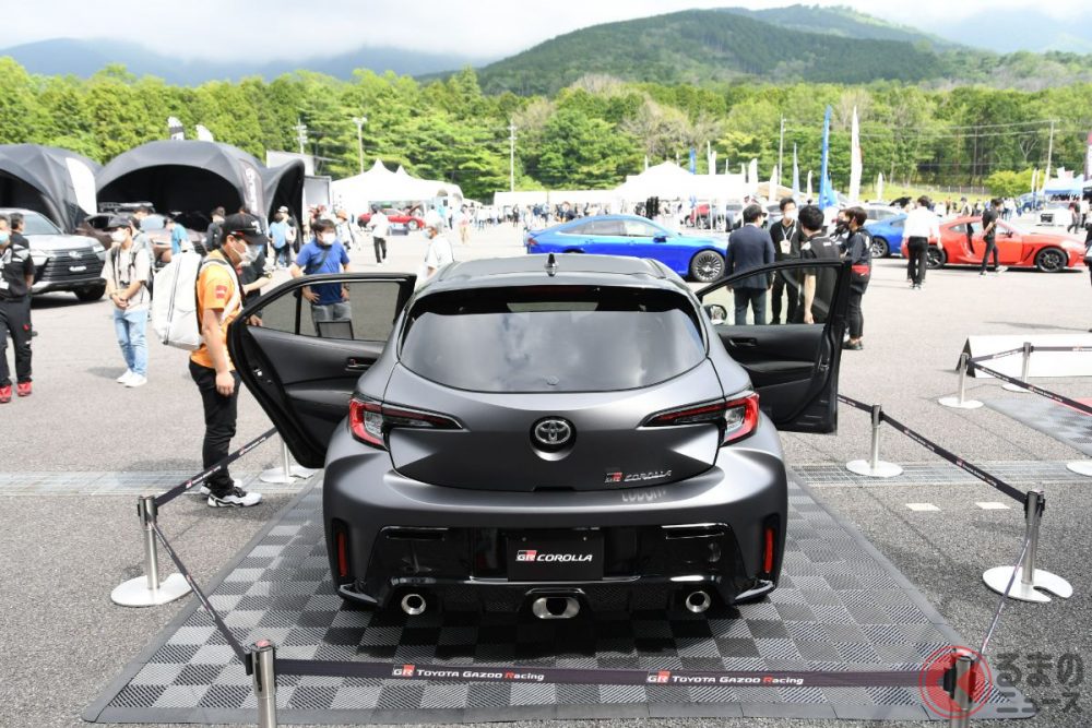 かっこよすぎる！ 実車が初公開された「GRカローラ モリゾウエディション」