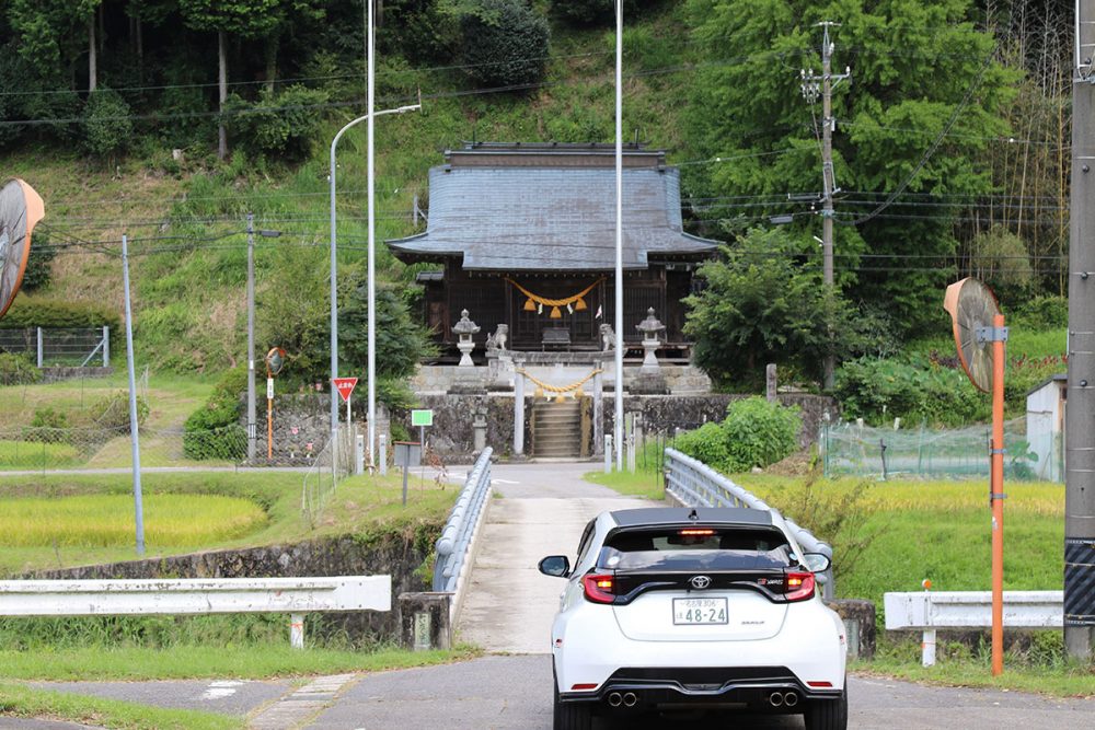 日本らしさ満点の熊野神社（豊田市）はラリージャパンを象徴するシーン