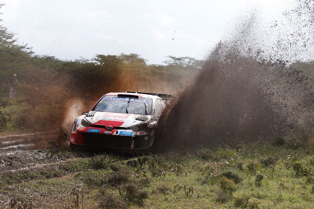 2022年WRC第6戦ケニア大会の様子