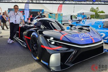 水素エンジン搭載の参戦車両プロトタイプ「GR H2 Racing Concept」を世界初披露