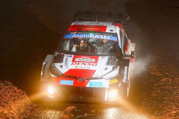 【WRC ラリージャパンDay2】大雨によりトリッキーなコンディションとなった競技2日目 TGR-WRTはエバンスを筆頭に総合1、2、3位につける