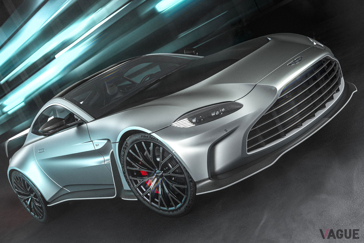 2022年3月16日に公開されたアストンマーティン「V12ヴァンテージ」（C）Aston Martin