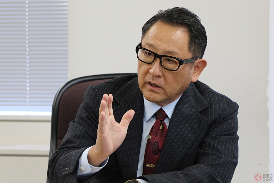 豊田章男自工会会長（写真は2018年にインタビューしたときの様子）