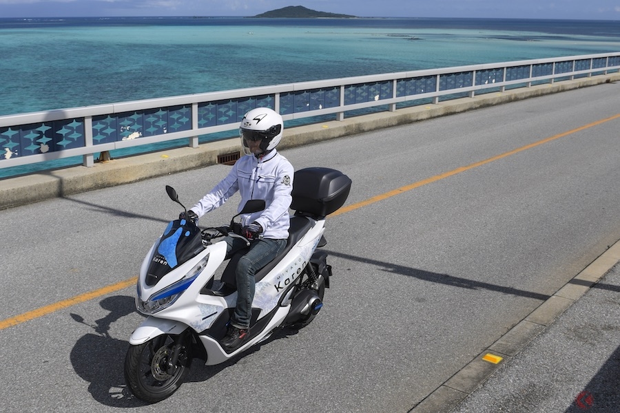 バイクのコネクテッド機能がホンダとsbの連携で実用開始 宮古島のレンタル事業は大きな一歩 くるまのニュース
