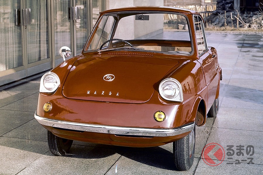 マツダ初の乗用車として斬新なデザインだった「R360クーペ」