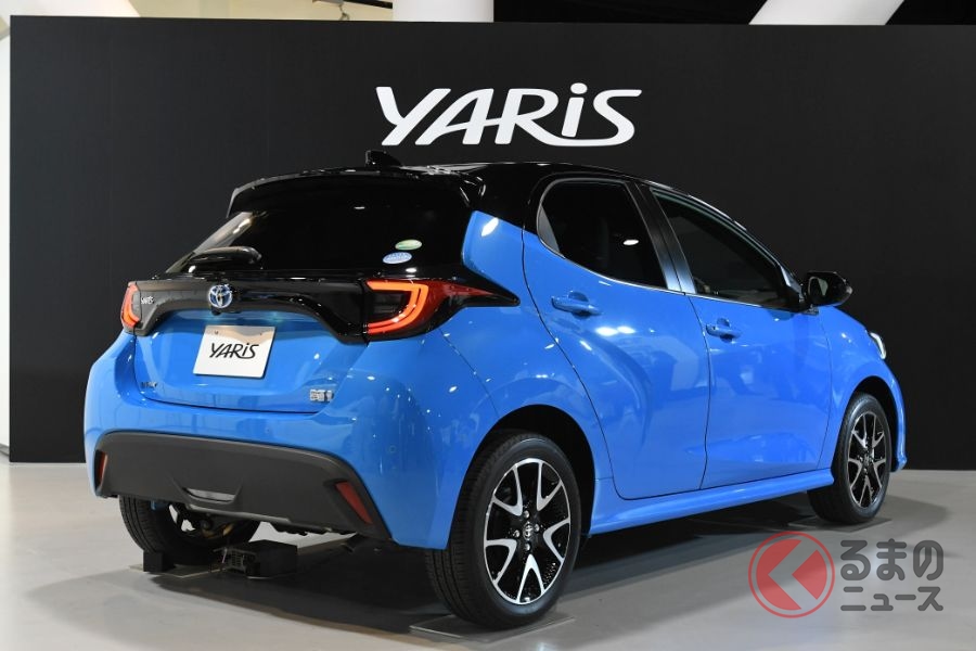 ヴィッツから車名が変更された新型「ヤリス」