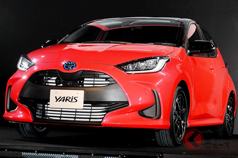 ヴィッツから車名が変更された新型「ヤリス」