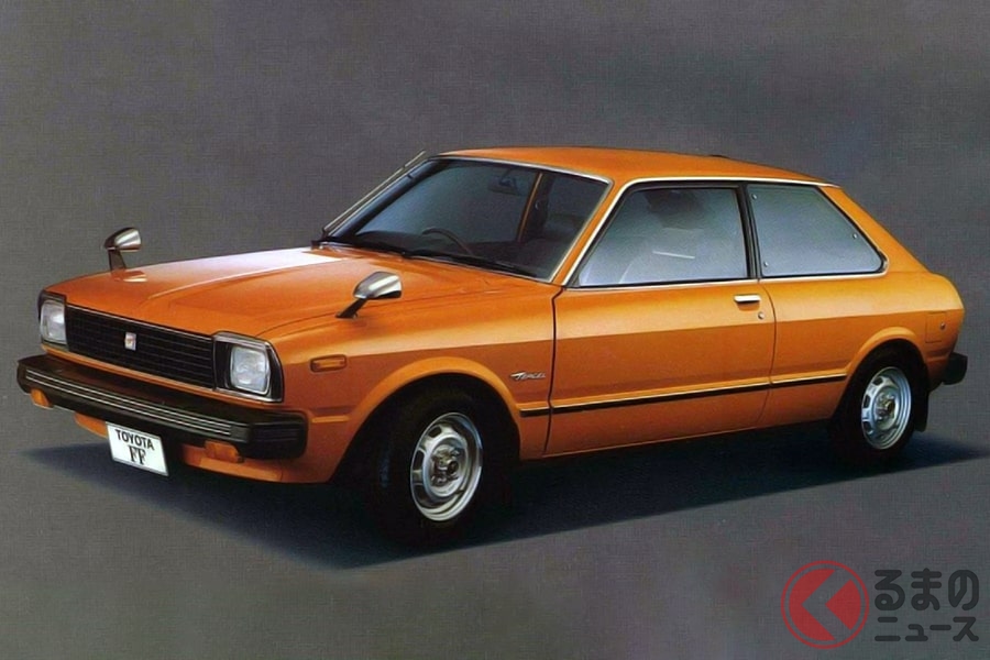 トヨタ初となるFF車という記念すべきモデルの「ターセル/コルサ」