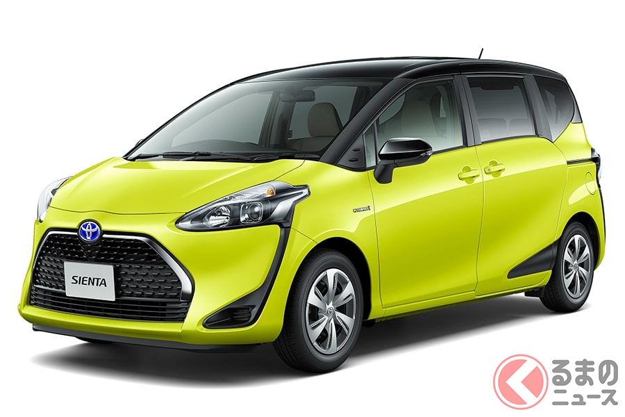 ミニバン初の販売台数ランキング1位を獲得した「シエンタ」