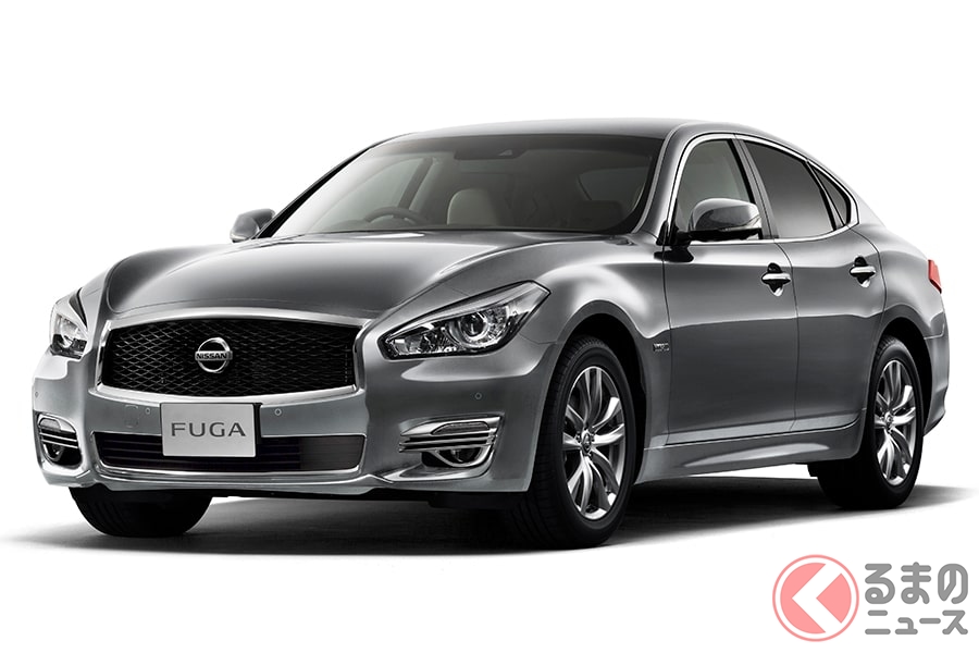 高級サルーンとして先進安全装備が充実した「フーガ」