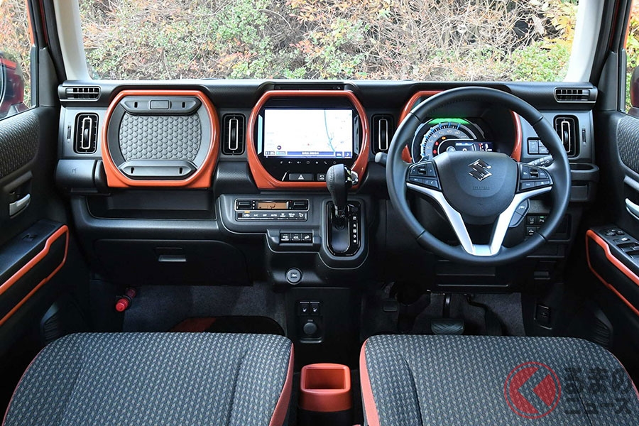 遊び心がある新型ハスラーの内装