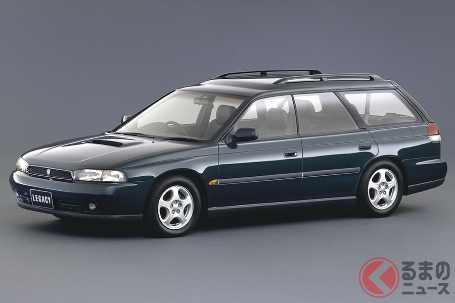 一気に高性能化が進んだ2代目「レガシィ」(画像はツーリングワゴン)