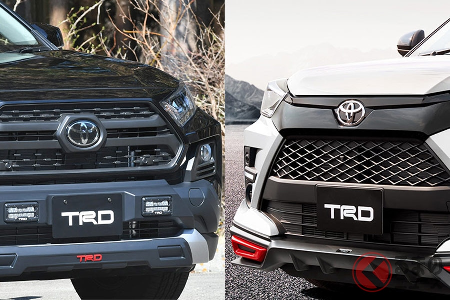 トヨタの人気SUV「RAV4」と「ライズ」はどちらがイカすオラオラ顔？