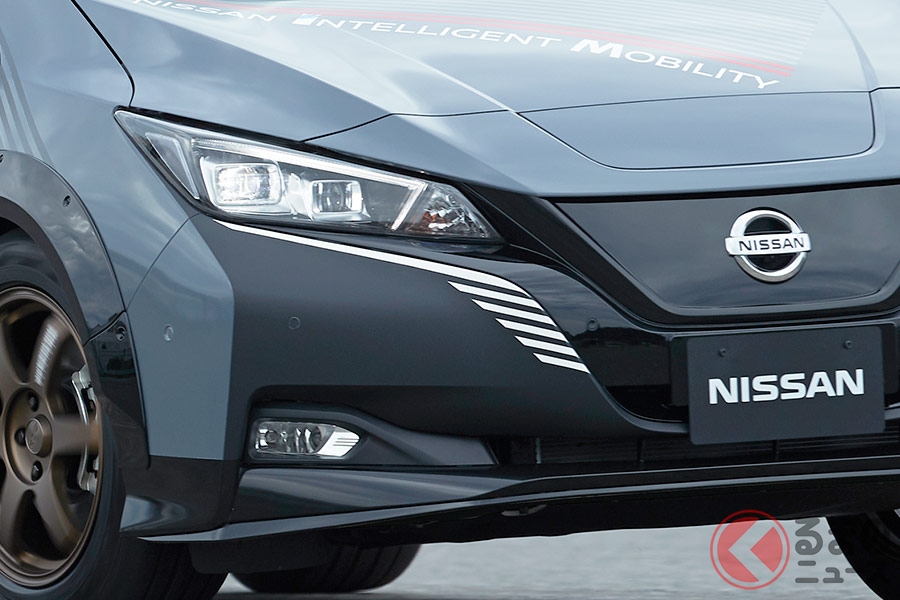 日産初の電動駆動4輪制御技術「e-4ORCE」を搭載したテストカー