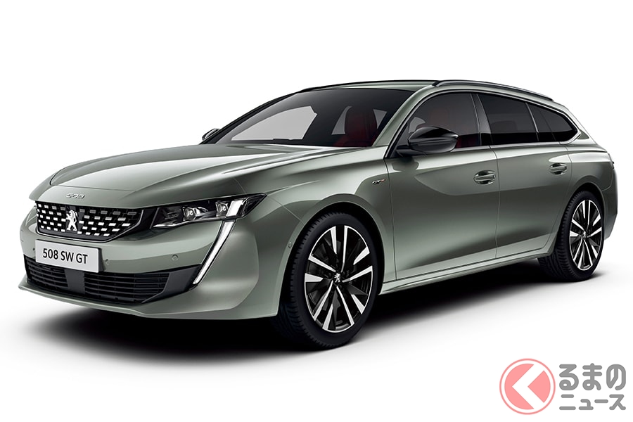 複雑なプレスラインと流れるようなフォルムが特徴の「508 SW」