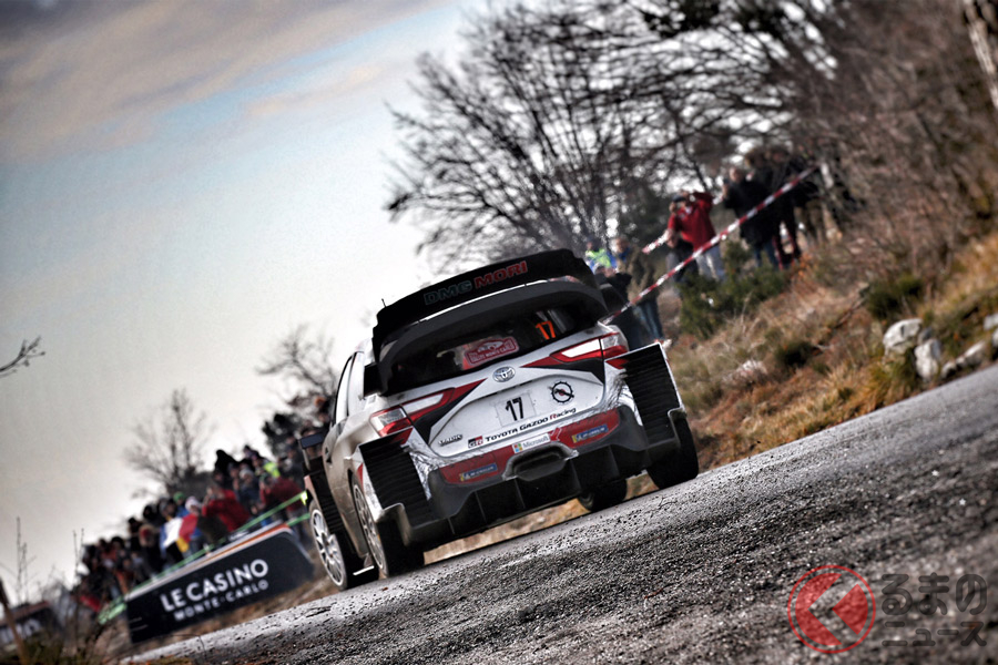 トヨタ ヤリスwrc がwrc第1戦で2位 3位を獲得 勝田選手もポイント獲得 くるまのニュース