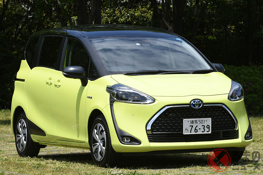 急速に人気を伸ばすトヨタのコンパクトミニバン「シエンタ」