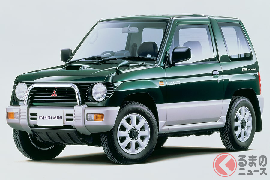 販売好調だった「パジェロ」のイメージを軽自動車で再現した「パジェロミニ」