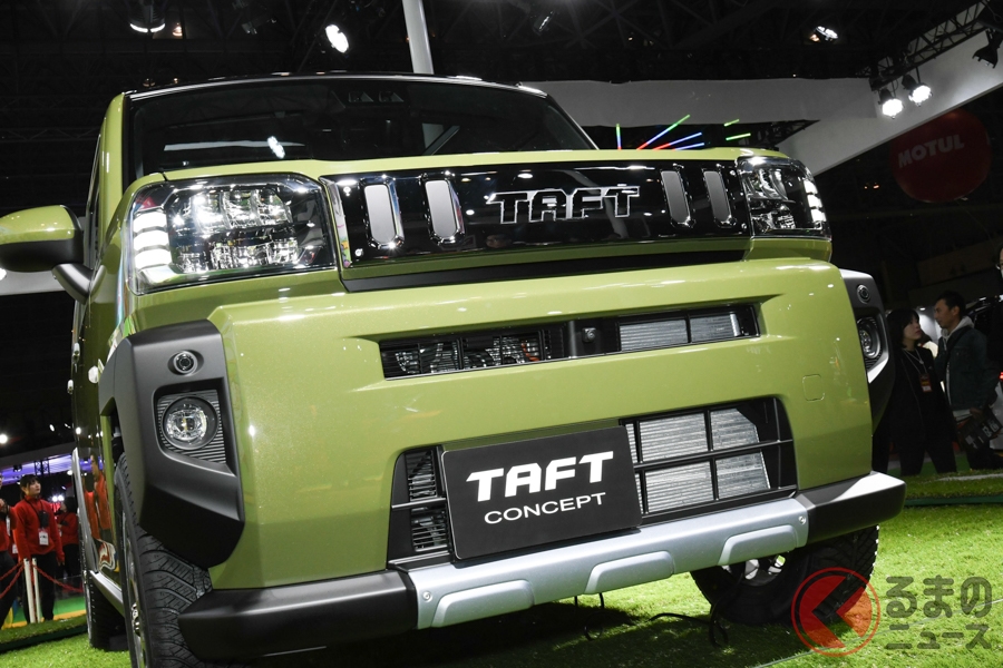 ダイハツが世界初披露した新型軽SUV「タフトコンセプト」