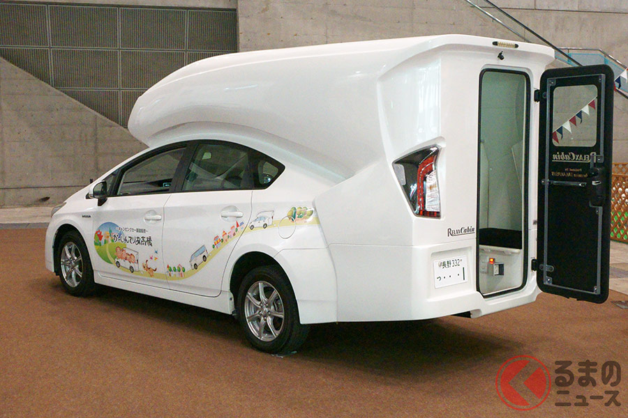 トヨタ プリウスキャンパー 登場 どこでも車中泊 大人4名就寝可能 宇宙船のような車内とは くるまのニュース トヨタ プリウスキャンパー 登場 どこでも車中泊 大人4名就寝可能 宇宙船のような車内とは くるまのニュース