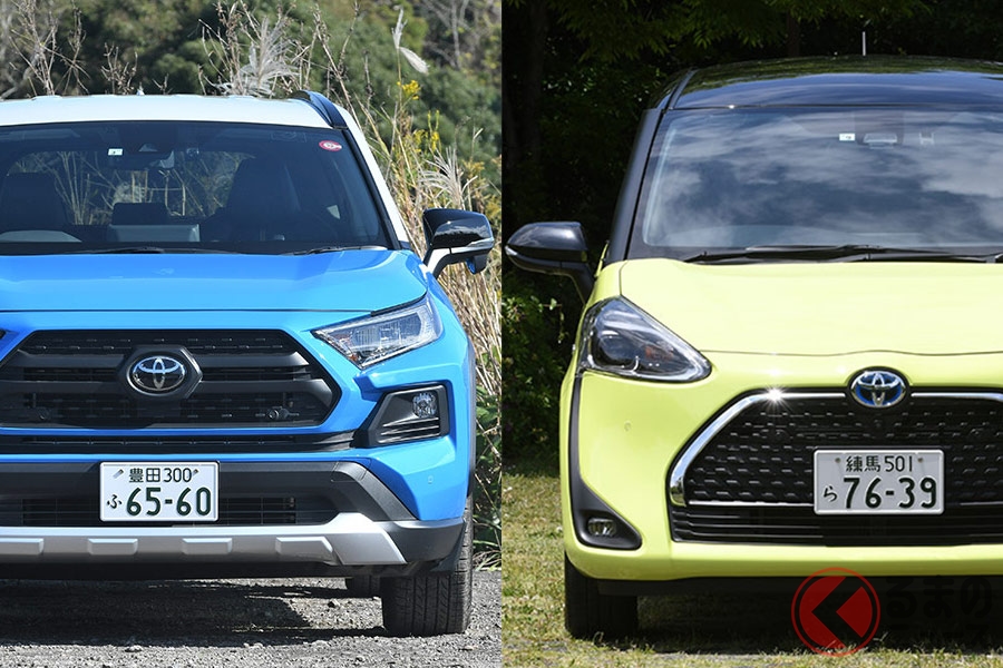 2019年に話題となったトヨタのSUV「RAV4」とミニバン「シエンタ」