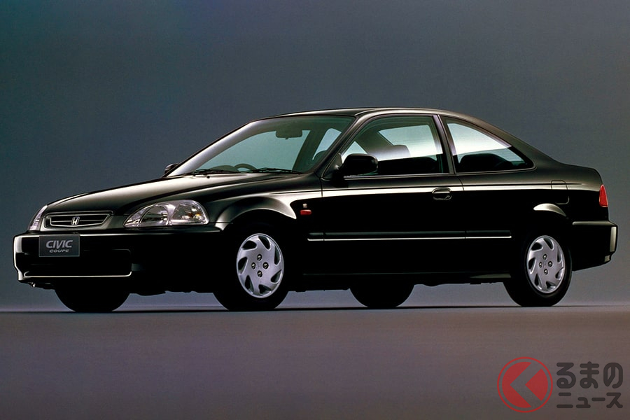アメリカナイズされたスタイルが好評だった「シビッククーペ」