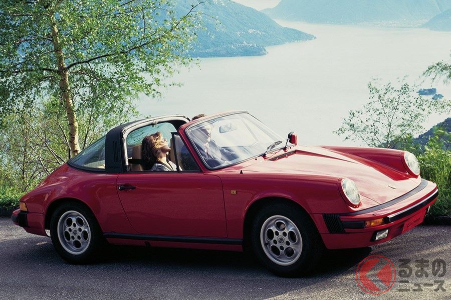 女性が乗っている設定なので「911タルガ」もあり!?