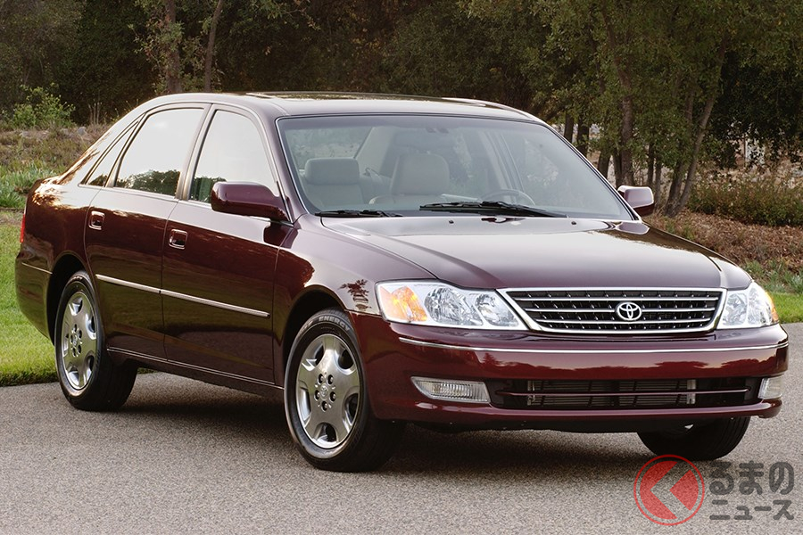 ワイドなフォルムが個性を主張したFF高級車「プロナード」(画像は北米仕様の「アバロン」)