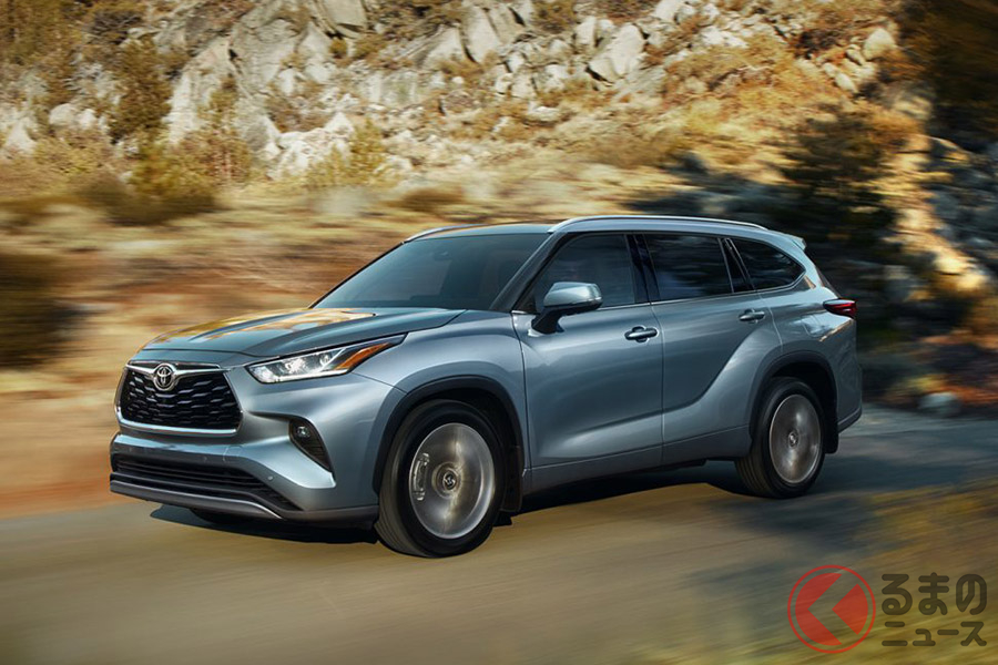 シカゴオートショーで公開されるトヨタ 新型「ハイランダー」