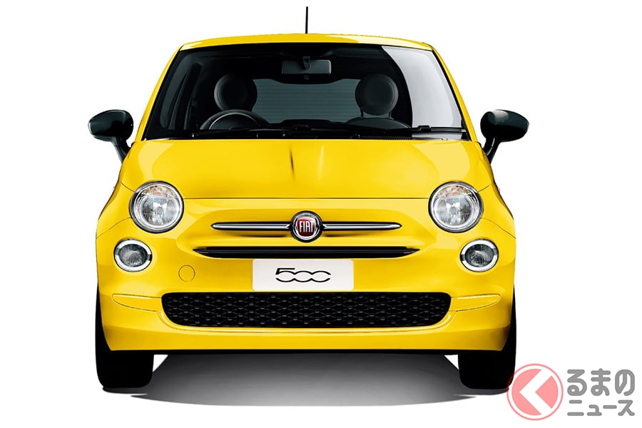 「フィアット500 ミモザ」のフロント