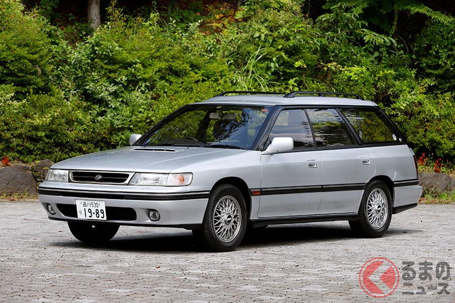 足回りの装備によってもグレードが異なっていた初代「レガシィツーリングワゴン」