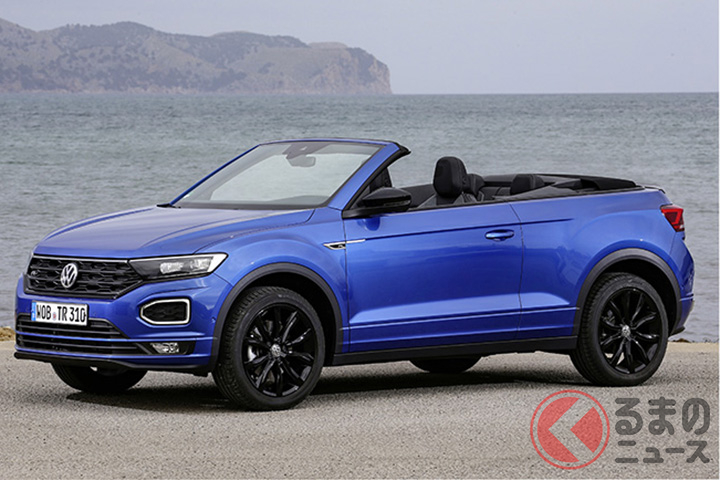 フォルクスワーゲン「T-Rocカブリオレ」。2ドアで2+2の4シーターとなる