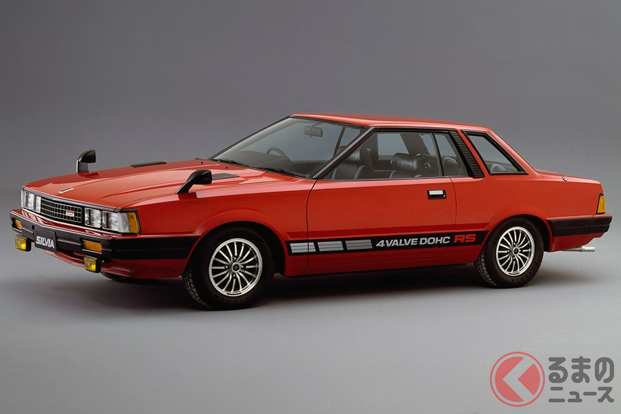 シャープなデザインで若者から支持を得た「シルビアRS」